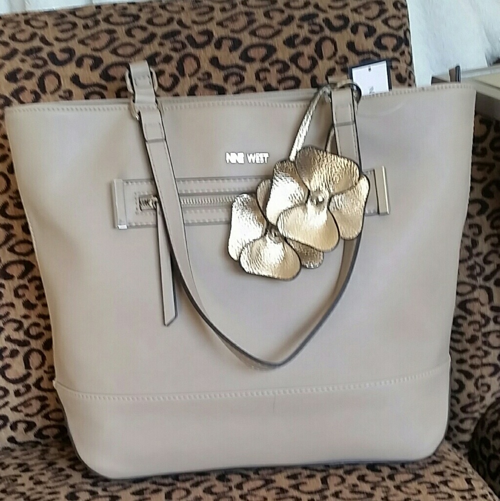 Nine West Shadow Shades Handbag Mushroom